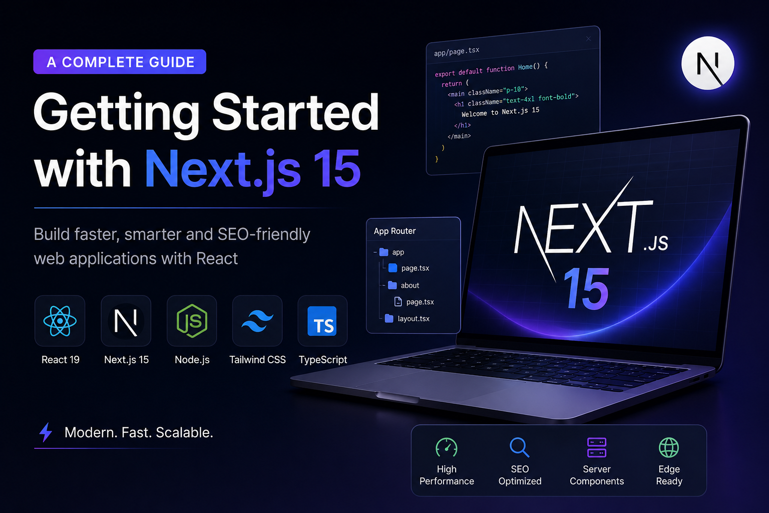 Getting Started with Next.js 15: Build Faster, Smarter Web Applications