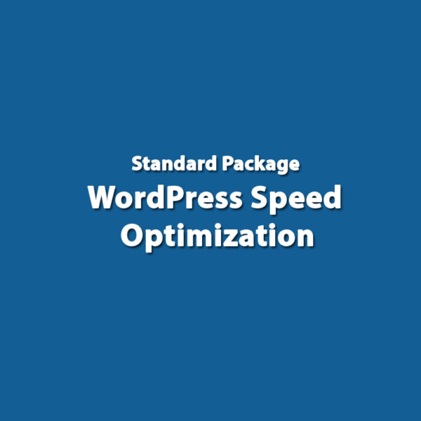 Standard Package - WordPress Speed Optimizaiton